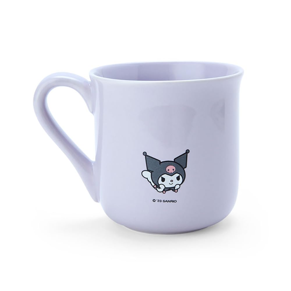 Sanrio Kuromi e Secador de Louça 422568 Caneca, Micro-ondas, Máquina de Lavar Louça, Seguro, Cerâmica,