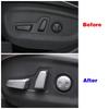 For Hyundai Palisade 2018     ABS Matte Front Seat Adjustment Buttons Frame Cover Trim Car Styling Accessories