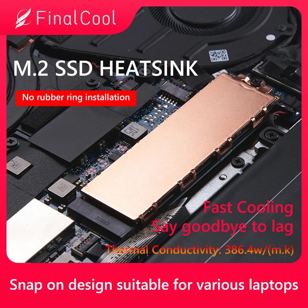 

2280 SSD Мідний охолоджувач 386,4 Вт/(мк) Радіатор для твердотільного накопичувача з термосиліконовою прокладкою для M.2 NVMe 2280 SSD United States