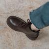 Damen-Ankle Boots 2026 Herbst Winter Mode Runde Spitze Damen Kurzstiefel Niedriger Absatz Plateau Lässig Herbst Damen Stiefel