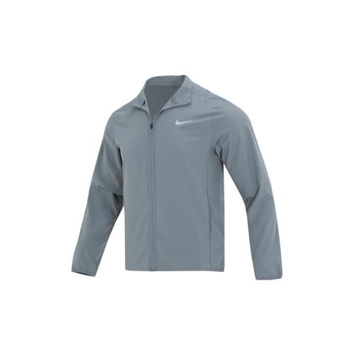 

Nike solid color logo breathable windproof stand-collar sports casual jacket men EU M сірий колір