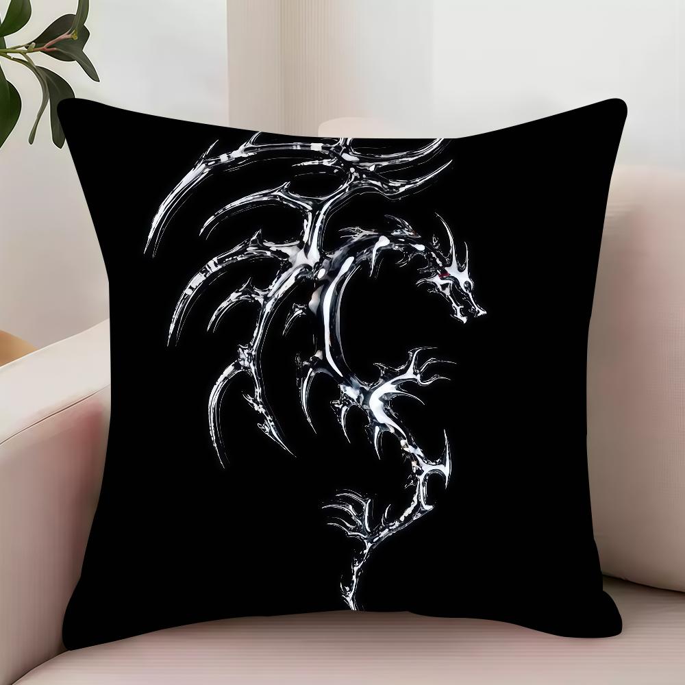 

Singer L-Lola Indigo NAVE DRAGON Pillow Case Decor Protective Covers Comfortable Soft For Sofa Living Room Home Office 12x12Inch