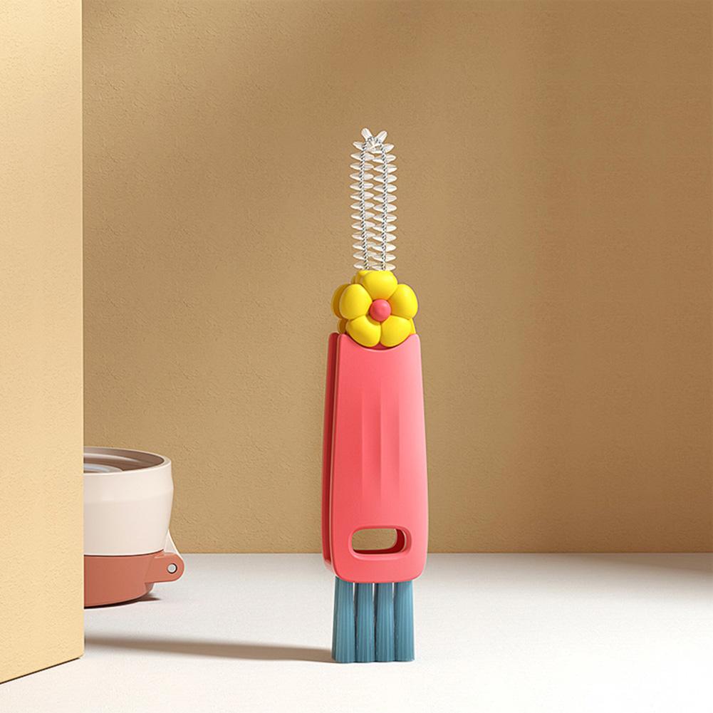 Multifunctional Cup Lid Brush Crevice Cleaning Brush For Cleaning Cup-Grooves