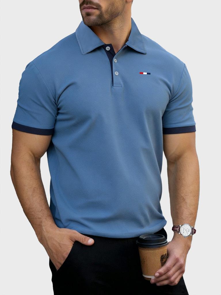 Men's Polo Shirts Short Sleeve - Shirts for Men's Regular-Fit, Casual Athletic Collared T-Shirts 