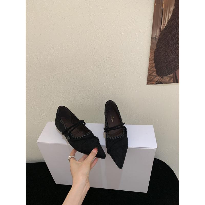 Inner Height Increase~ French Retro Pointed Mary Jane Single Shoes Women's Shoes New In Autumn 2025