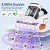 Bed Vacuum Cleaner Mattress Vacuum with Purple Light 8.5KPa Suction HEPA Filter LED Display