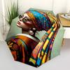 1pc Modern Interpretation Street Art Automatic Open/Close Umbrella, Portable Folding Umbrella for Travel006