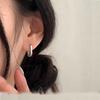 Oval Shaped Hoop Earrings for Women Stainless Steel U Shaped Oval Hoop Earrings Lightweight Durable Jewelry for Daily Wear