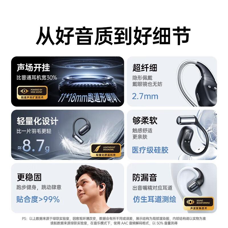 UGREEN HiTune S7 Open-Ear Bone Conduction Bluetooth Sport Earphones