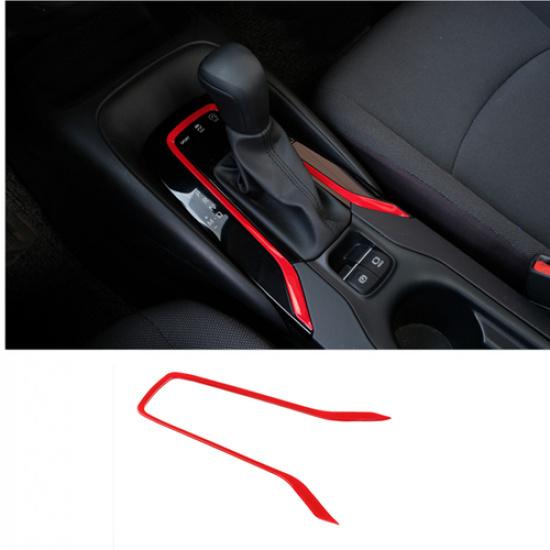 Red Console Gear Shift Box Panel Trim For Toyota Corolla Cross