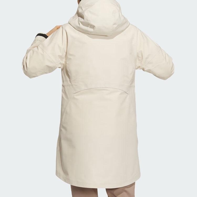 Adidas 3-In-1 Rain.Rdy Reversible Outdoor Waterproof Sports Jacket Women Jacket Off-White IL8967