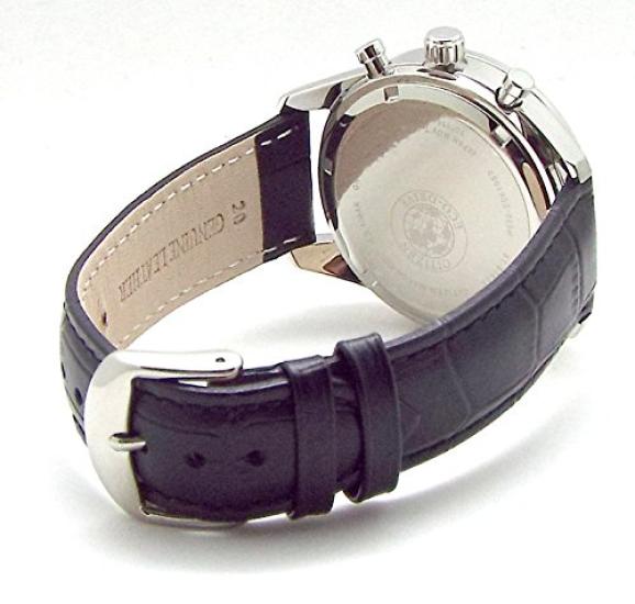 CITIZEN Eco-Drive Chronograph CITIZEN Solar Chronograph Genuine Leather Strap with Replacement Strap Blue Base Domestic Model Number VO10-6741F/BLACK