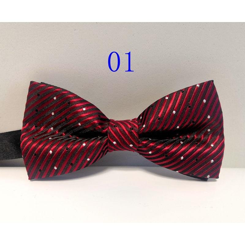 Papillon da Matrimonio da Uomo Abito a Pois Sposo Matrimonio Papillon Vestito Angolo Piatto Papillon Fibbia in Ferro Moda Business