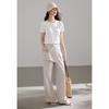 VICTORIA&VERA Quick-Dry Lightweight Two-Piece Pants Set with Skirt