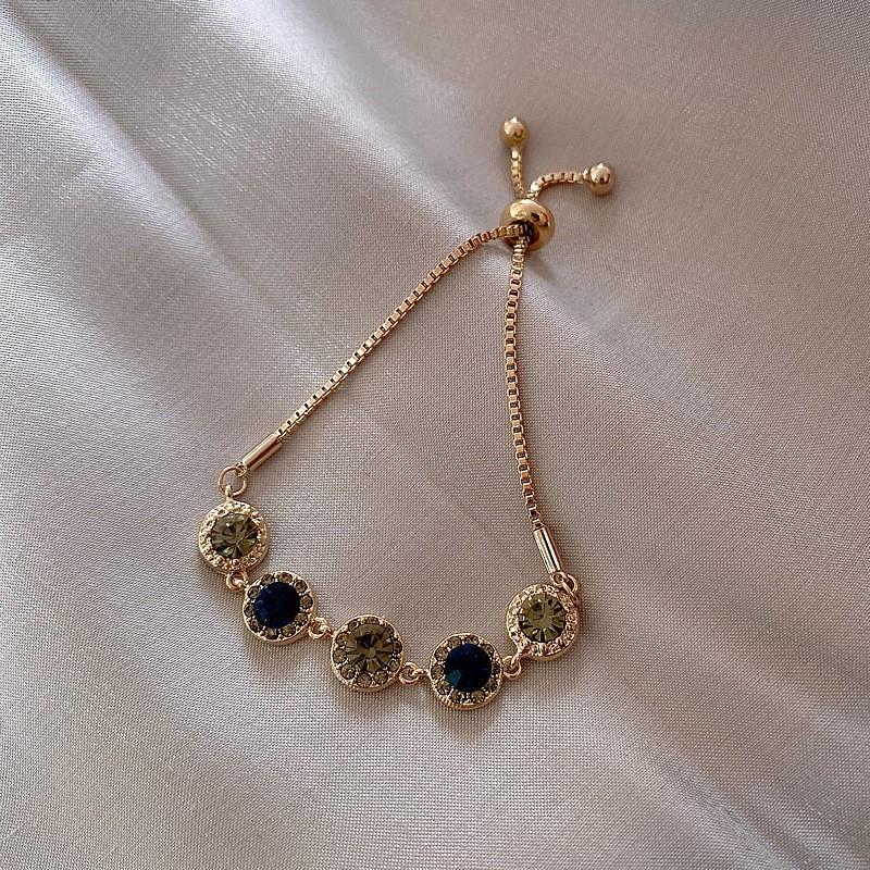 Flower Jewelry Hand Chain With Cubic Zirconia For Women Gift Occasion