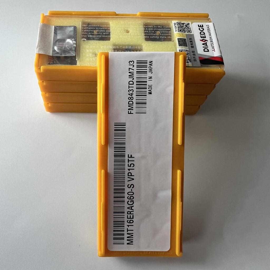 Mitsubishi / MMT16ERAG60-S VP15TF / Carbide CNC Blade 10 Pcs