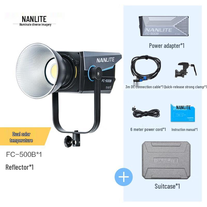 Nanlite FC-500B Bi-Color LED Video Light