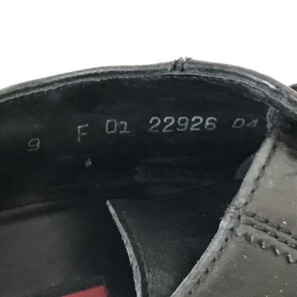 Lloyd Leather Swirl Moc Dress Shoes Black Size 43 9F 27.5cm Made in Germany(USED)