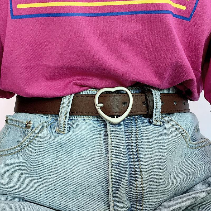 Black Pu Classic Belt For Women With Versatile No Hole Design Ideal For Any Attire Casual