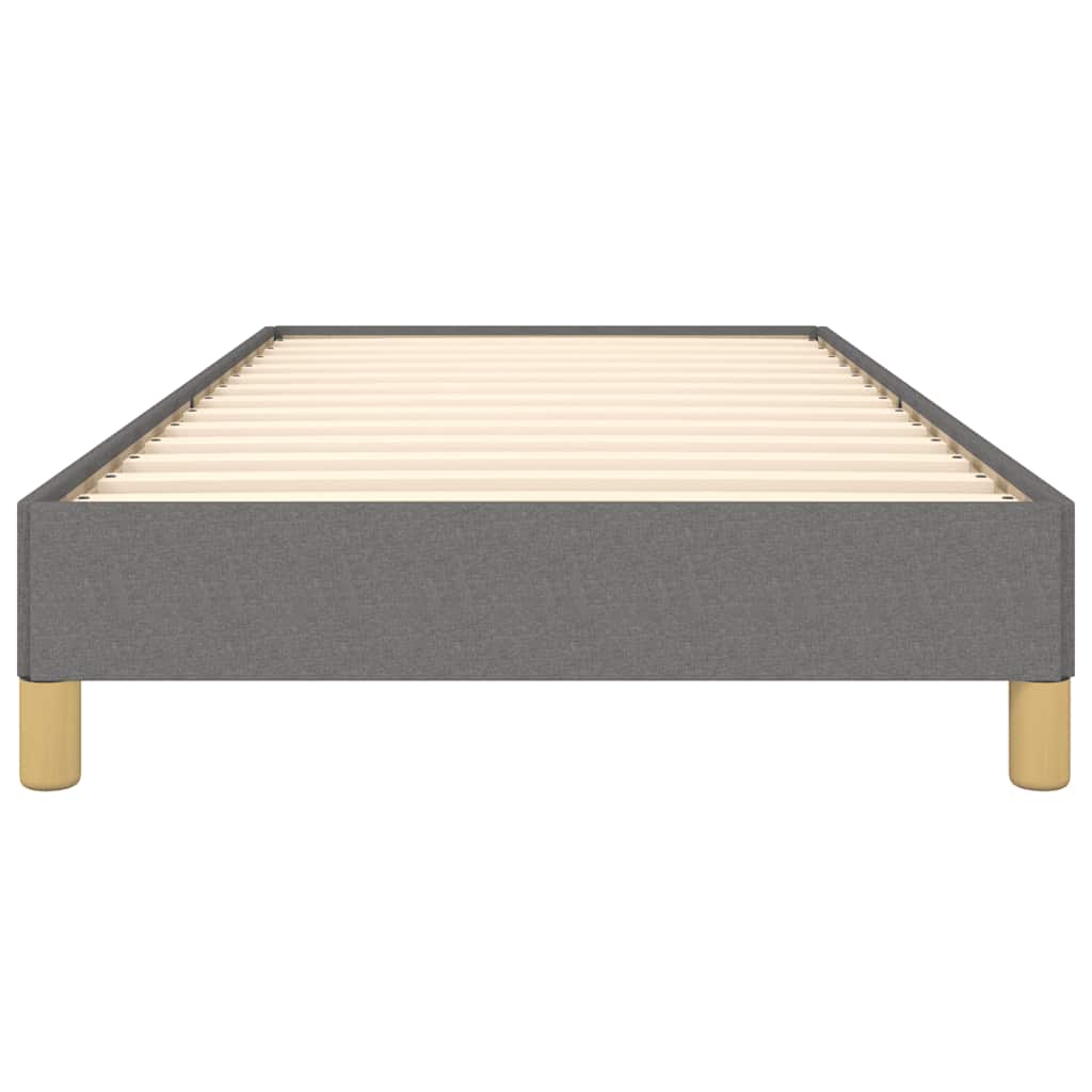 Vidaxl Bed Frame Without Mattress, Dark Gray, 80X200 Cm, Upholstered