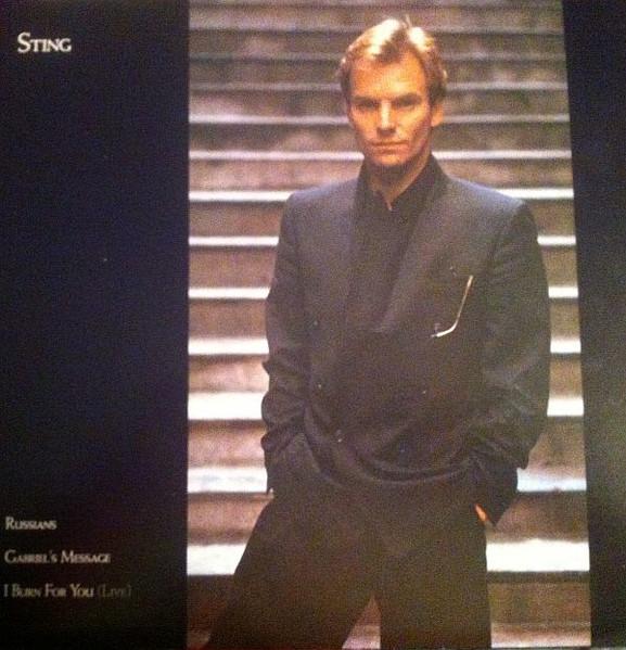 

12inch Record STING Russians SP12164 AM Records 1985 Canada Rock Used
