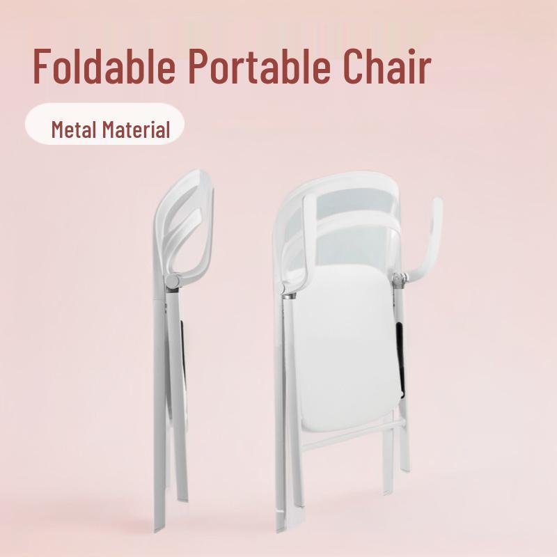 Klappbarer Metall-Vortragsstuhl mit Armlehne - Ideal für Auditorium und Outdoor-Aktivitäten.
