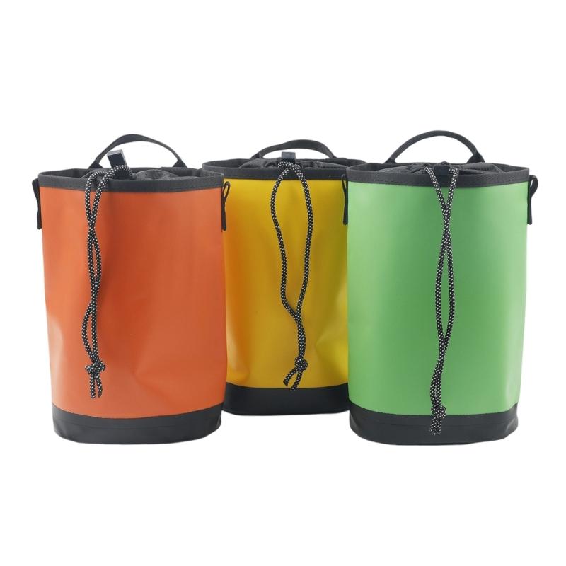 Heavy Type 5L Tool Bag with Hanging Rings Durability Water Resistant Storage Bag for Construction and Hiking Gear