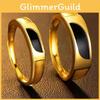 Geometric Brass Unique Rings With Gold Plating And Agate For Stylish Couples
