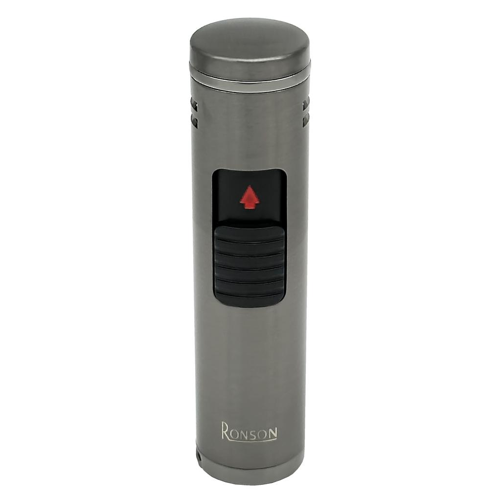 Zapalniczka Ronson Monsun Gun Metal 3 Jet Z Puncherem Do Cygar Żarowa