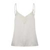 Womens/Ladies V Neck Regular Sleeveless Pyjama Top
