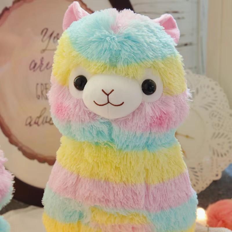 High-Quality 20Cm High-Quality Kawaii High-Quality Rainbow High-Quality Alpaca High-Quality Plush Play sets High-Quality Soft High-Quality Stuffed