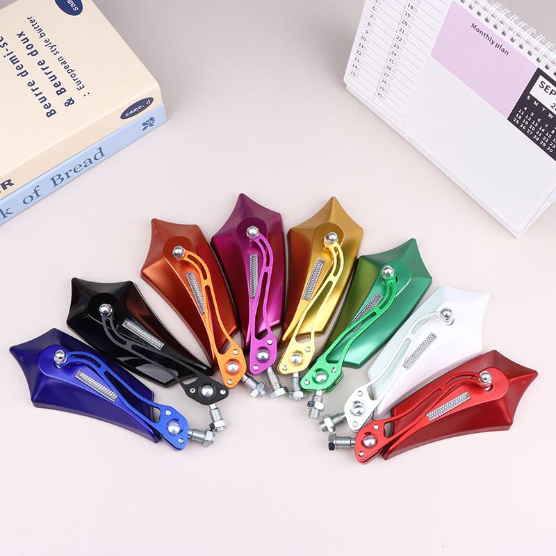 Universal Motorcycle Motorbike Bike Rear View Side Scooter ATV Bicycle Rearview Mirrors Retrofit Decorations