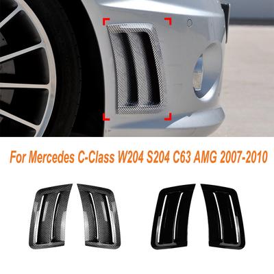 Kryt predného nárazníka Veterný nôž Lišta hmlového svetla Lišta svetla Autopríslušenstvo Pre Mercedes Triedy C W204 S204 C63 AMG 2007-2010