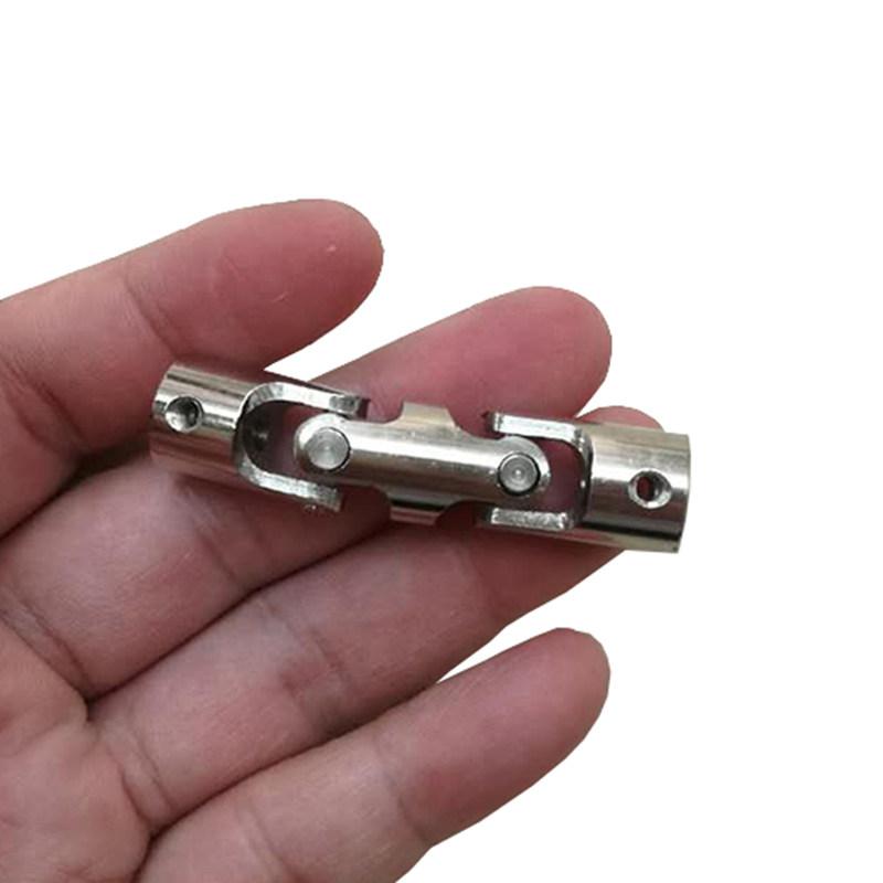 Metal Cardan Joint Motor Connector 4/5/6/8/10mm RC Boat Car Shaft Coupler Three-section Universal Joint Coupling Gimbal