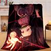 1PC Anime Samurai Warrior's Journey Flannel Blanket Gift, Suitable for Both Men And Women, Soft Ideal for Beds And Sofa, Birthday Or Christmas Gift