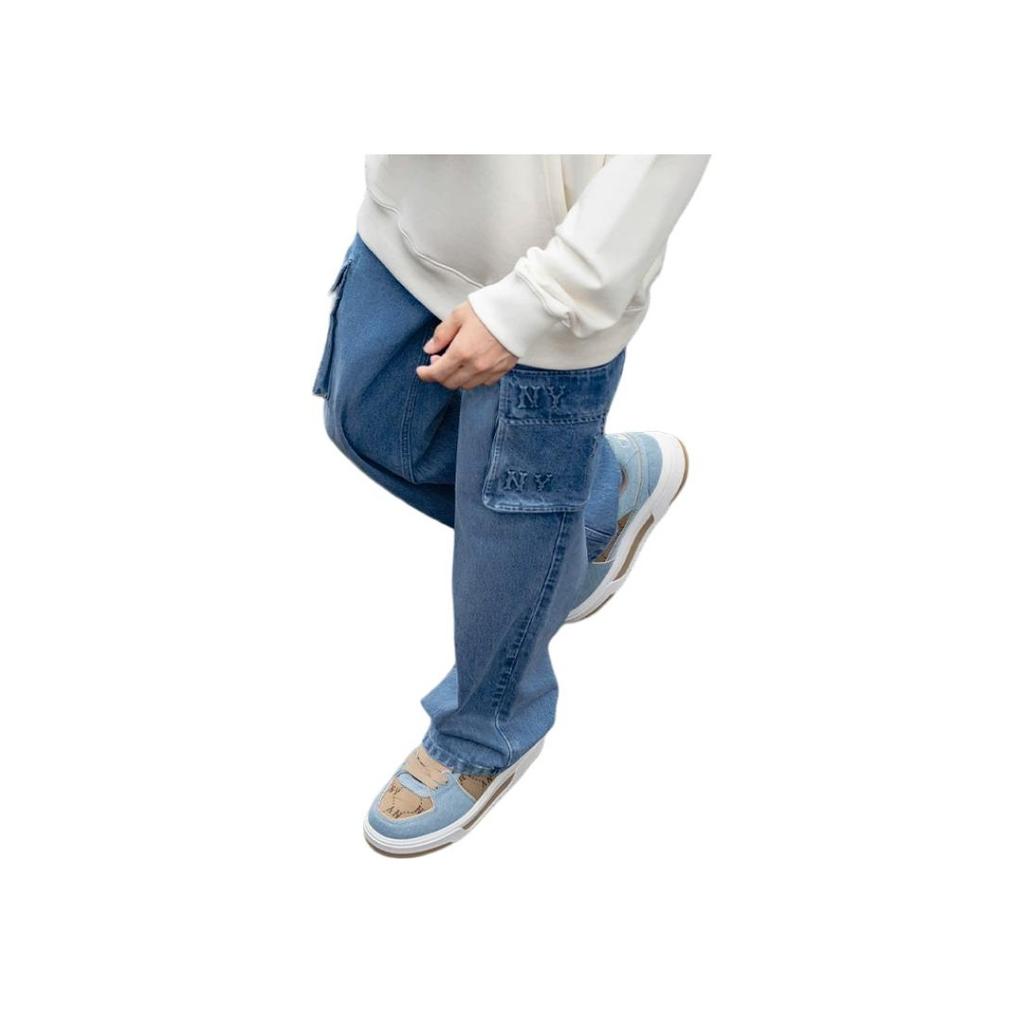 New MLB New York Yankees Jeans Men's Indigo 3LDPM0444-50INS