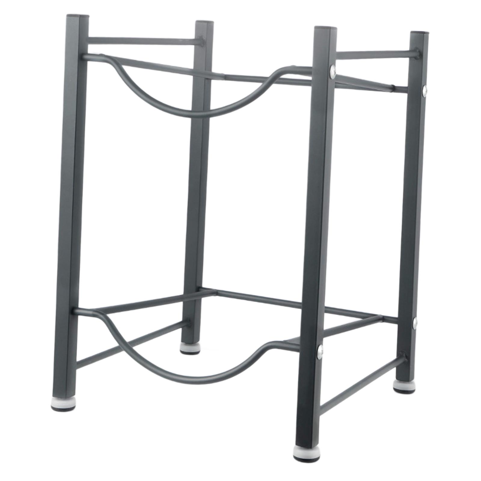 

Подставка для бутылок с водой на 5 галлонов, простая стойка для хранения бутылок из углеродистой стали для кухни, дома, семьи, гостиной, офиса серый