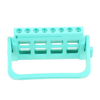 8 Holes Dental Autoclavable  Dispenser Endodontic File Drill Stand Holder(green)