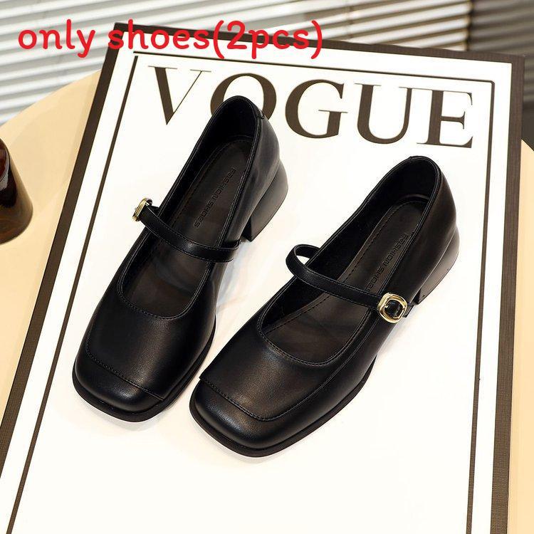 French Flat Mary Jane Shoes For Women With Buckle Detail And Low Heel For Daily Wear