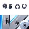 100/50pcs Plastic Bicycle C-Clips Clamps Housing Hose Guide Clamps Bike Brake Derailleur Shifter Cable Fixed Clips Frame Buckle