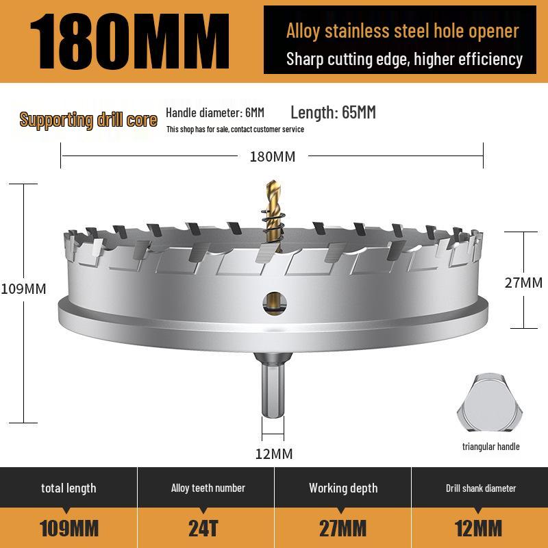 Stainless Steel Hole Expander Drill Bit for Metal and Aluminum Plates