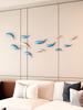 Creative Wall Decoration Restaurant Bedroom Background Golden Fish Decorative Pendant Wall Decoration Stereoscopic Wall Hanging