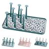 Dust-proof Cup Drying Rack Multifunctional Plastic Draining Glass Cup Holder Stand Home Decoration