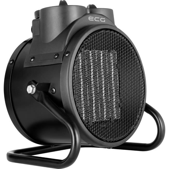 Radiateur soufflant - ECG - HH 2010 - 2000W - Céramique - Noir