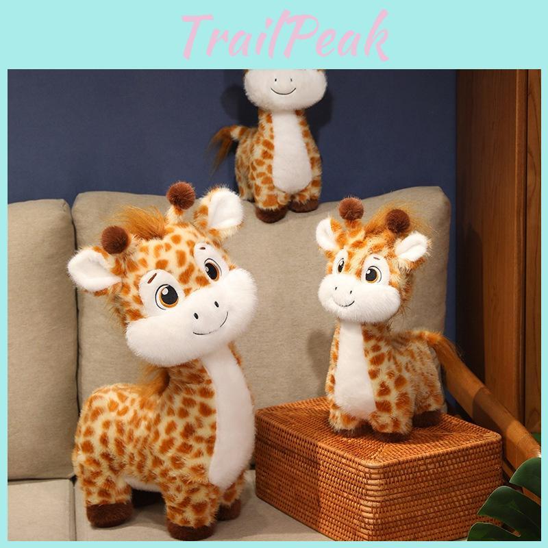 Plush Toys Giraffe Cartoon Animal Stuffed Dolls Room Decorations Gifts Kids