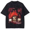 Rurouni Kenshin Manga Graphic Tshirt Cotton Short Sleeve Tee Men Women Clothing Vintage Himura Kenshin Washed Oversized T Shirt