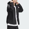 New Adidas MUST HAVES FW24 HOODED Jackets Coats Men's Black JG8515