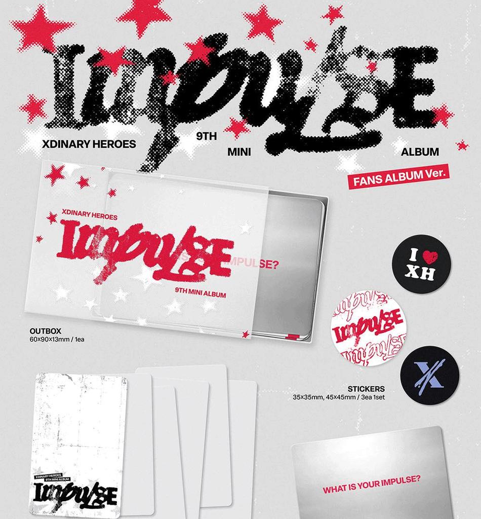Xdinary Heroes - 9th Mini [IMPULSE] (FANS ALBUM Ver.)