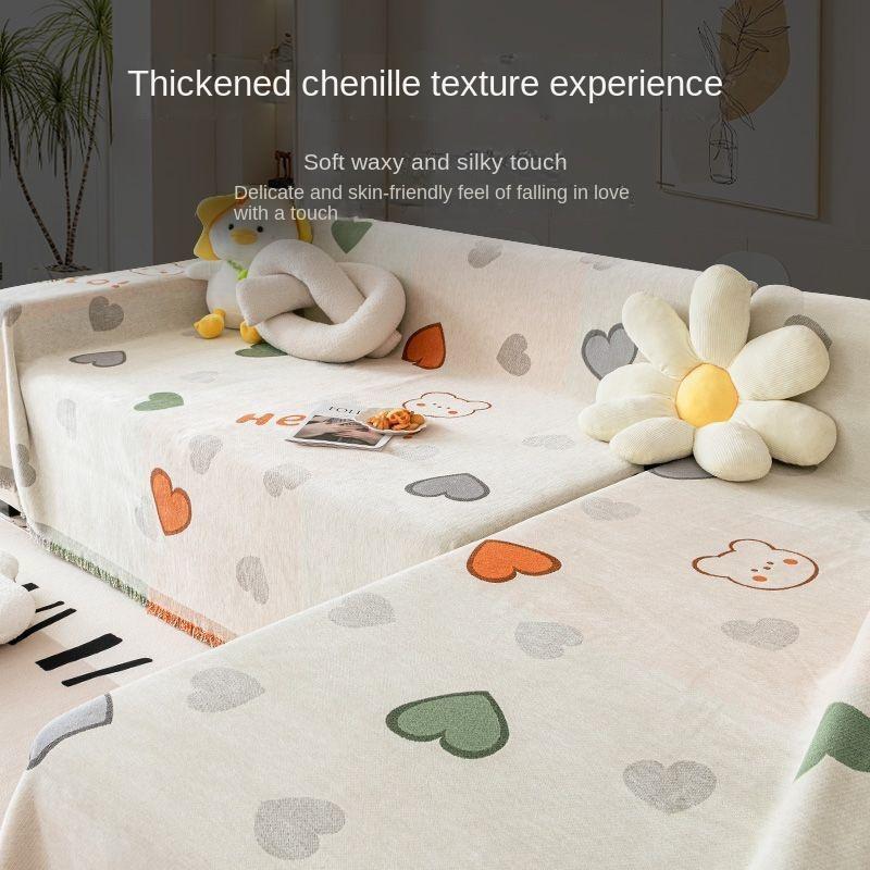 Blankets Knitted Nordic Sofa Towel Bohemia Sofa Cover Full Blanket Striped Room Bedside Home Decoration Picnic Carpet Tablecloth