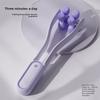 V Shape Rolling Face Massager Relaxing Lifting Battery-Free Facial Massager Tool Promoting Absorption Multifunctional